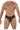 Thong - Mens Mesh - Lace Thongs CandyMan 99596 - S/M - Leopard Print - CandyMan_99596_Leopard Print_S/M - CandyMan - 1