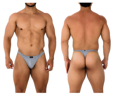 Mens Microfiber Thongs Xtremen 91203 - Xtremen_91203_Gray_S - 2