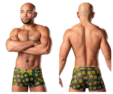 Mens Petal Power Pouch Short Male Power 145 - 285 - Male Power_145 - 285_Daisy Print_S - 2