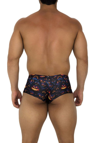 Mens Printed Trunks Xtremen 91193 - Xtremen_91193_Pumpkins_S - 3