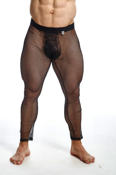 MOB Fishnet Tights - MBL66 - Black - S - 3