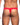 MOB Men's Lace Waist Thong - MBL29 - Red - LXL - 2